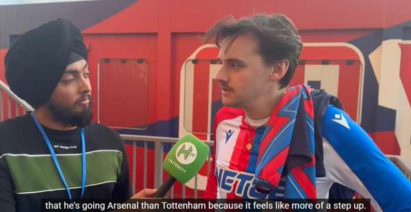 水晶宫拥趸为埃泽潜在转投枪手送祝福,坦言胜过热刺加盟